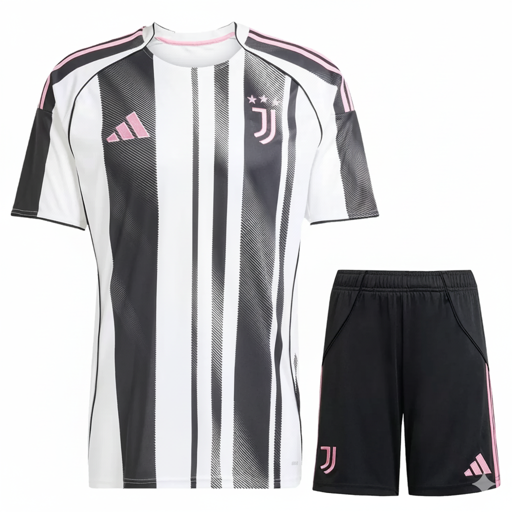 Juventus Home Set 2025/26 - (Jersey+shorts)