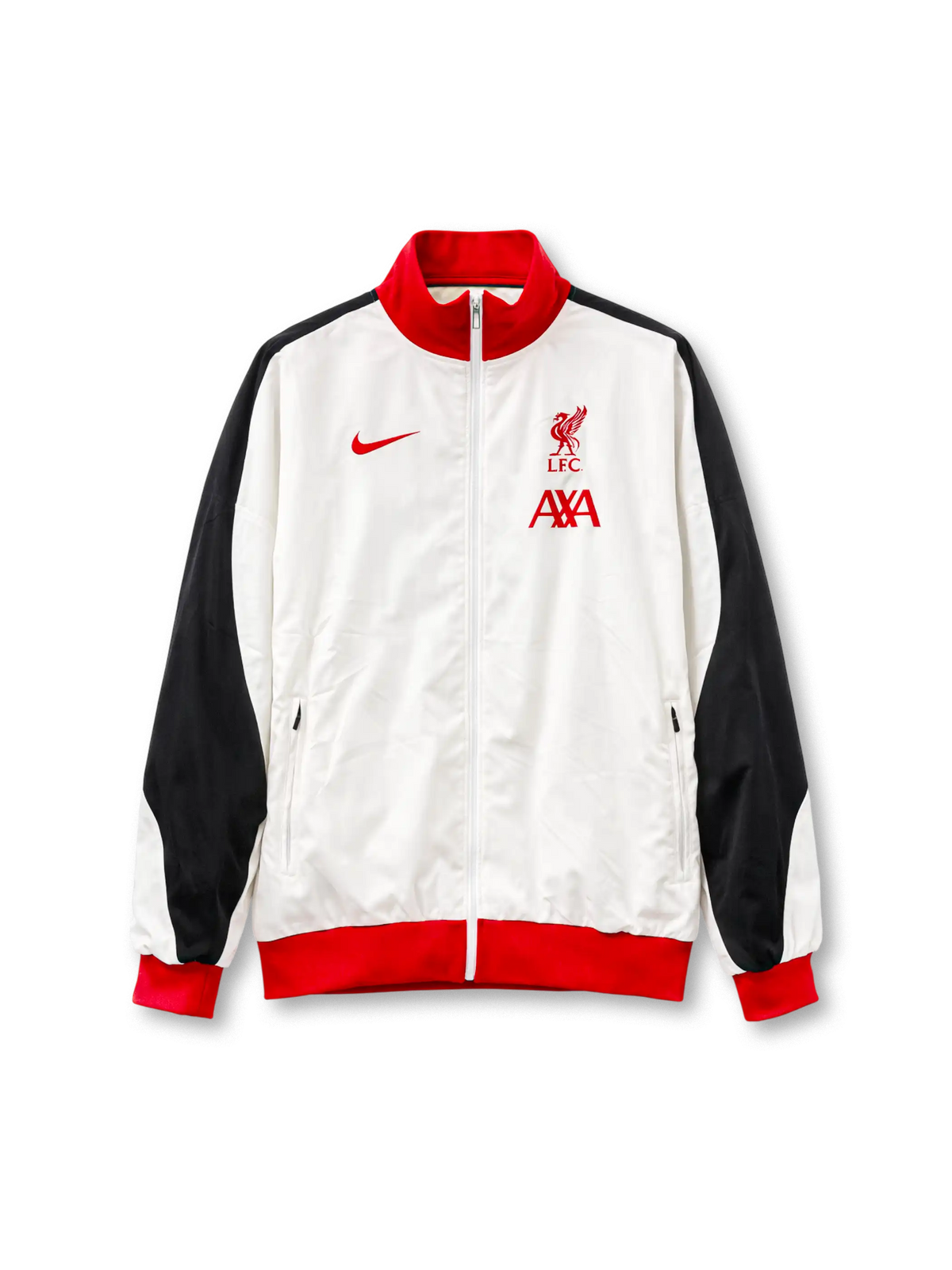 Liverpool Cream (Black Sleeves) Windbreaker Jacket 2026