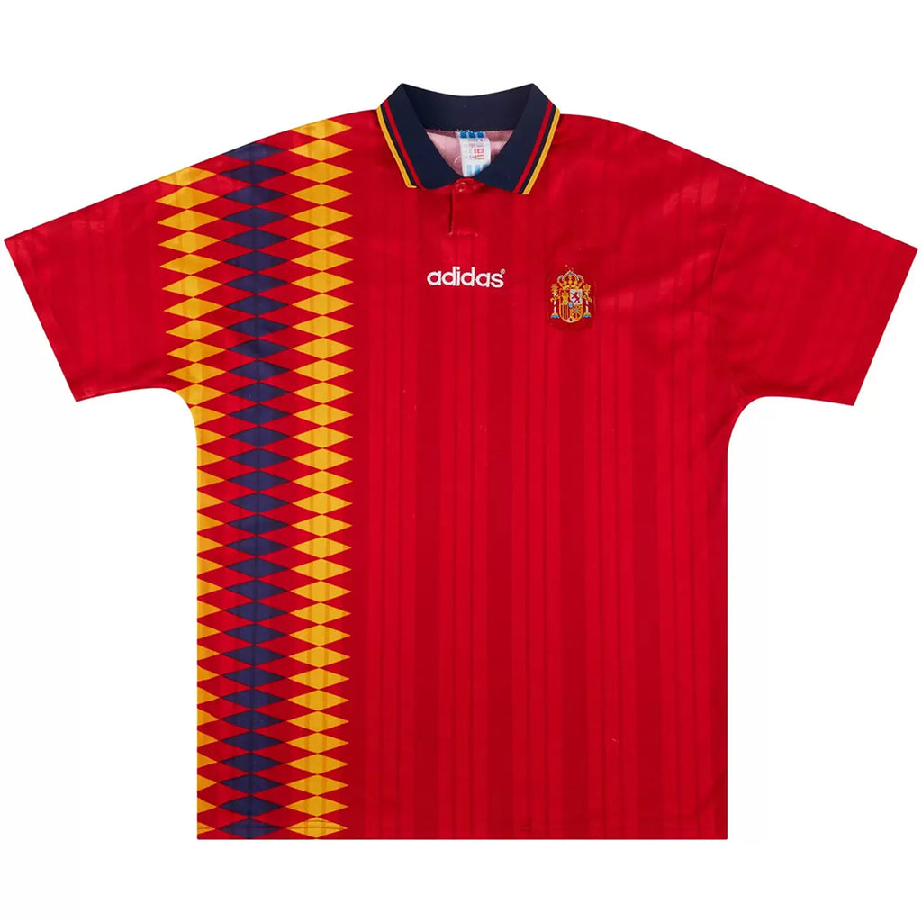 1994 Spain Home Red Jersey - Retro ( Original Quality )