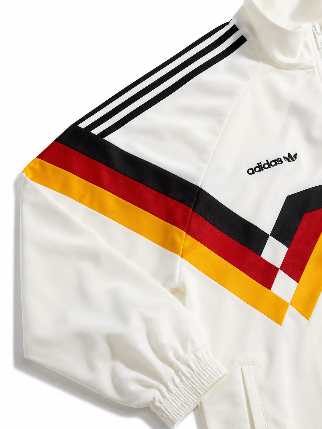 Germany White 1990 Retro Windbreaker Jacket 2026 (Superior Quality)
