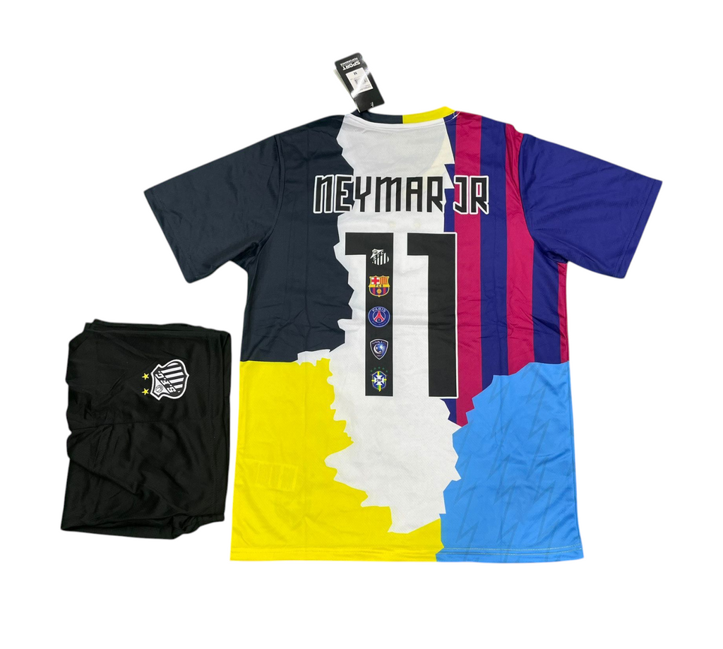 Neymar Jr. 11 Tribute Jersey Special Kit - (Jersey + Shorts)