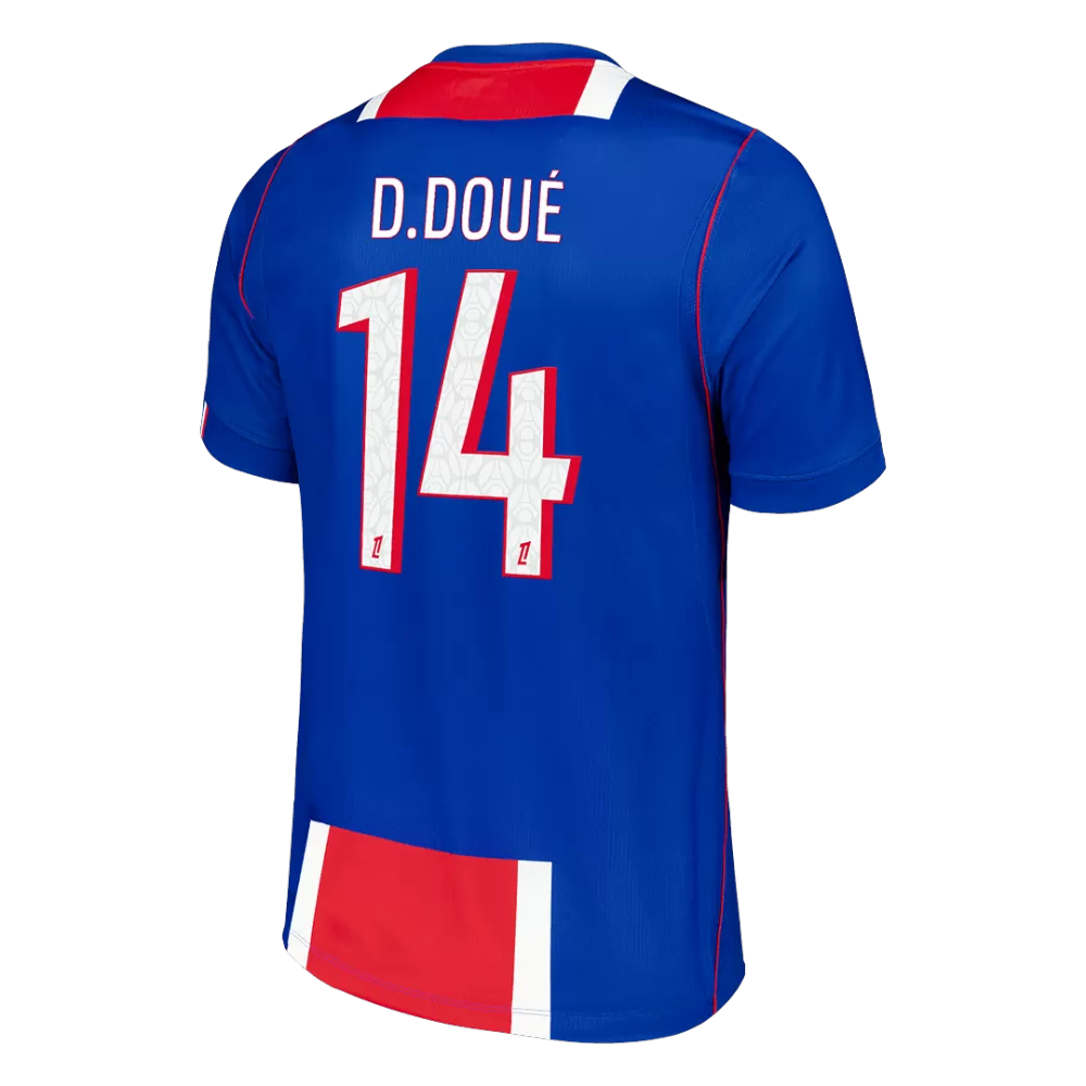 D. Doue 14 - PSG Home 2026/27 - Player Version Quality (DRY-FIT ADV EDITION)