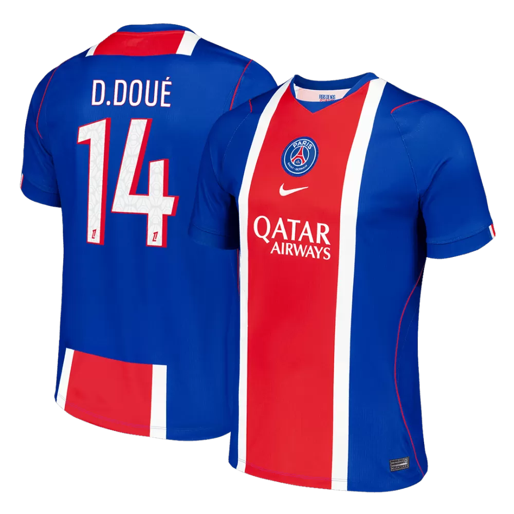 D. Doue 14 - PSG Home 2026/27 - Player Version Quality (DRY-FIT ADV EDITION)