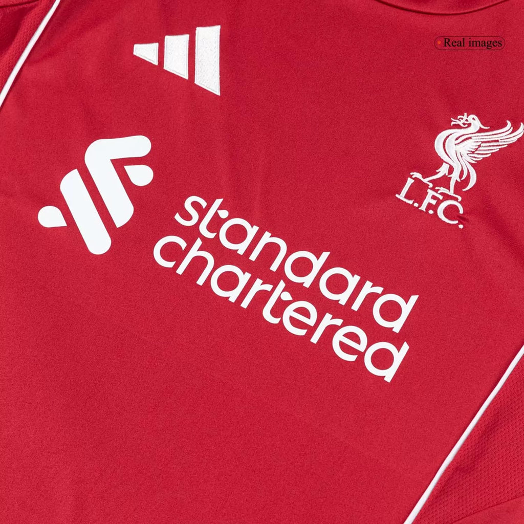 Liverpool Home Set 2025/26 - (Jersey + Shorts)