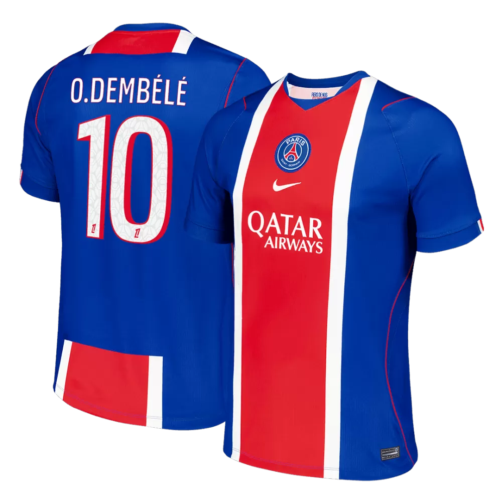 O. Dembele 10 - PSG Home 2026/27 - Player Version Quality (DRY-FIT ADV EDITION)