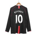 2007-08 Rooney 10 - Manchester United Away Fullsleeves - Retro