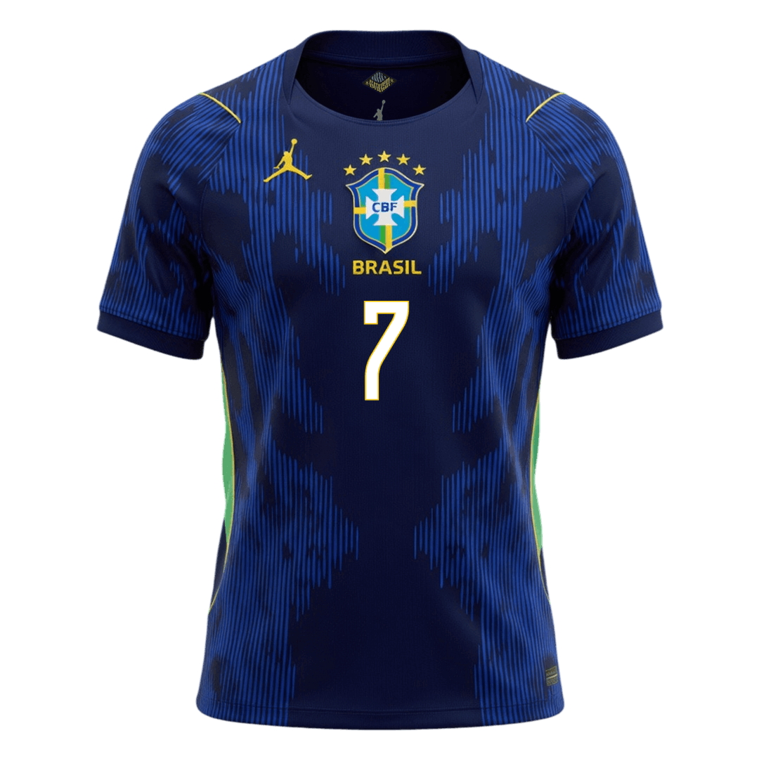 Vini Jr. 7 - Brazil Away Blue World Cup 2026 - Master Quality