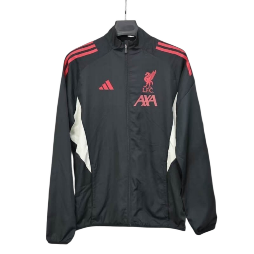 Liverpool Black Windbreaker Jacket 2025/26