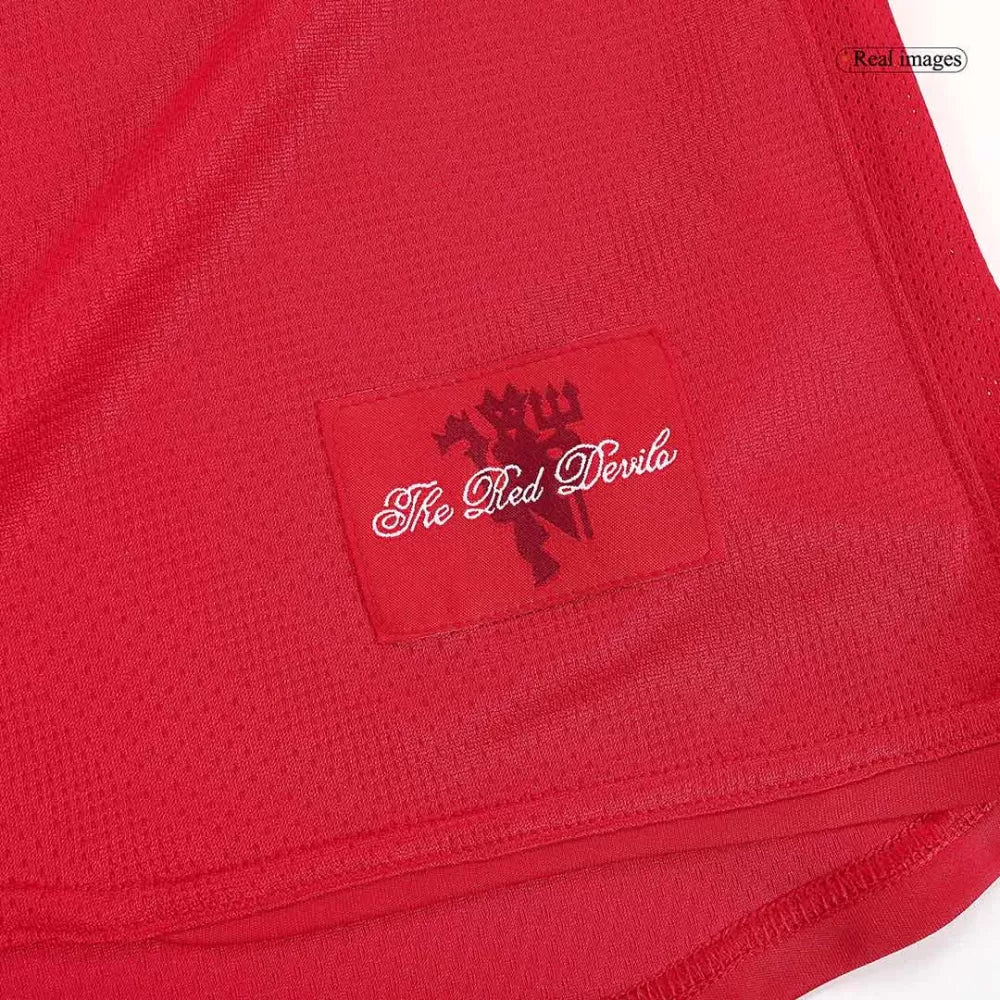 2007-08 Rooney 10 - Manchester United Home Fullsleeves Jersey - Retro