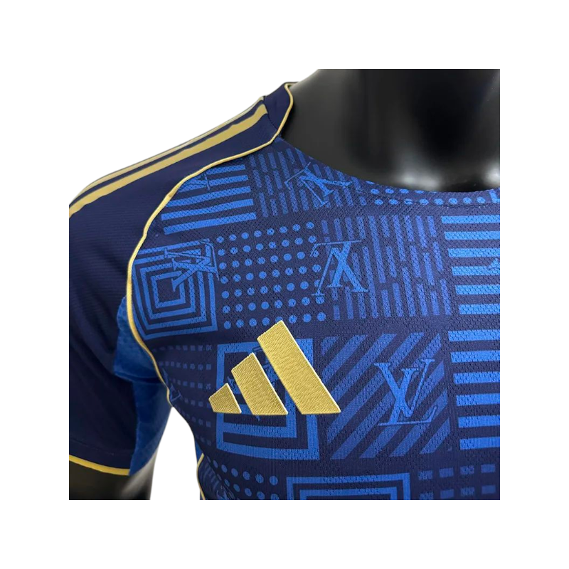 Merengues Louis vuitton Blue Jersey 2025/26 - Player Version Quality
