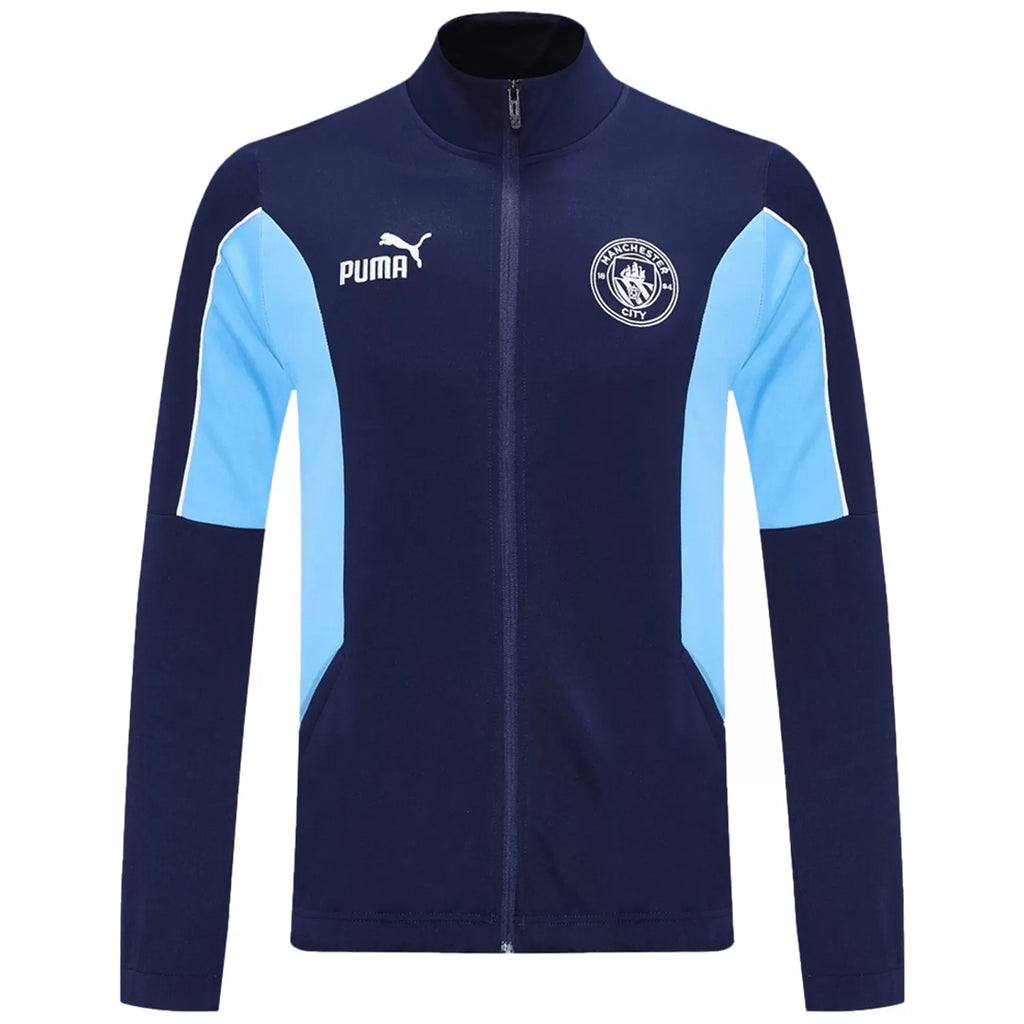 Manchester City Navy Blue Anthem Jacket 2025/26