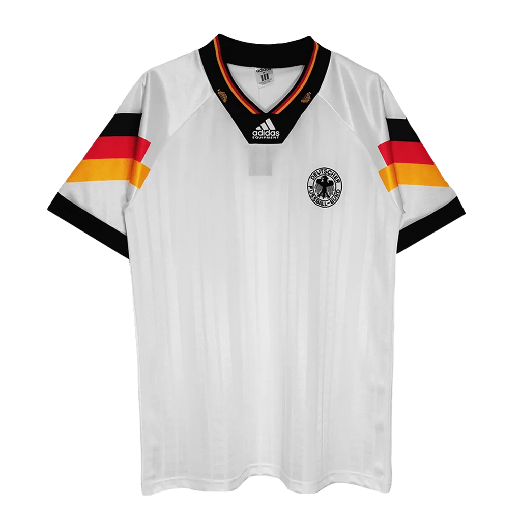 1992 Germany Home White Jersey - Retro ( Original Quality )