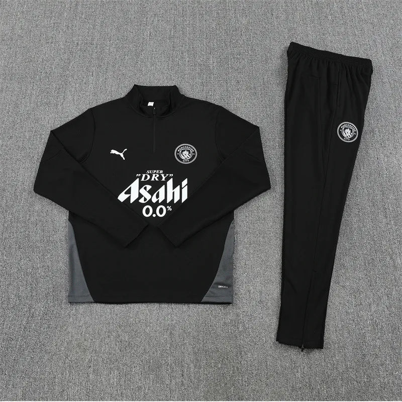 Manchester City Black Training Tracksuit 2025/26