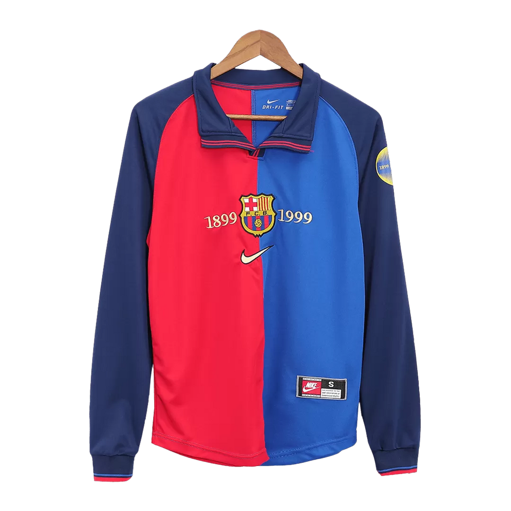 1999 FCB Home 100 years Anniversary Fullsleeves Retro Jersey - Original Quality