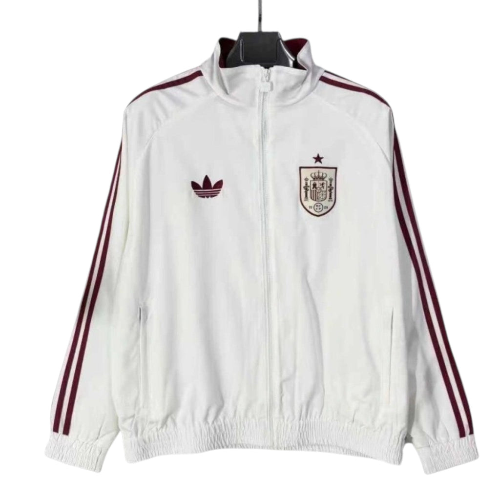 Spain White Windbreaker Jacket 2026 (Superior Quality)