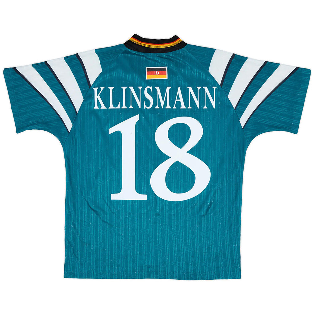 Klinsmann 18 - 1996/97 Germany Away Jersey - Retro ( Original Quality )
