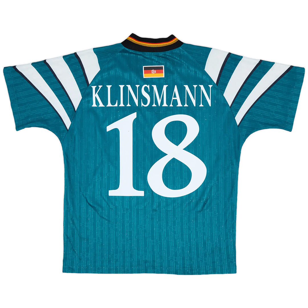 Klinsmann 18 - 1996/97 Germany Away Jersey - Retro ( Original Quality )