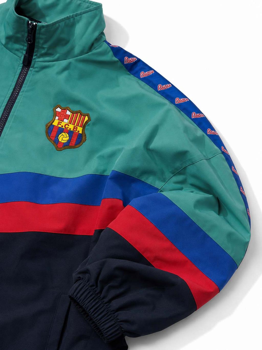 FCB Green/Blue 1995 Retro Windbreaker Jacket 2026
