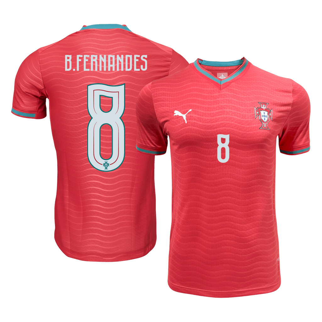 B. Fernandes 8 - Portugal Home World Cup 2026 - Player Version ( Authentic )