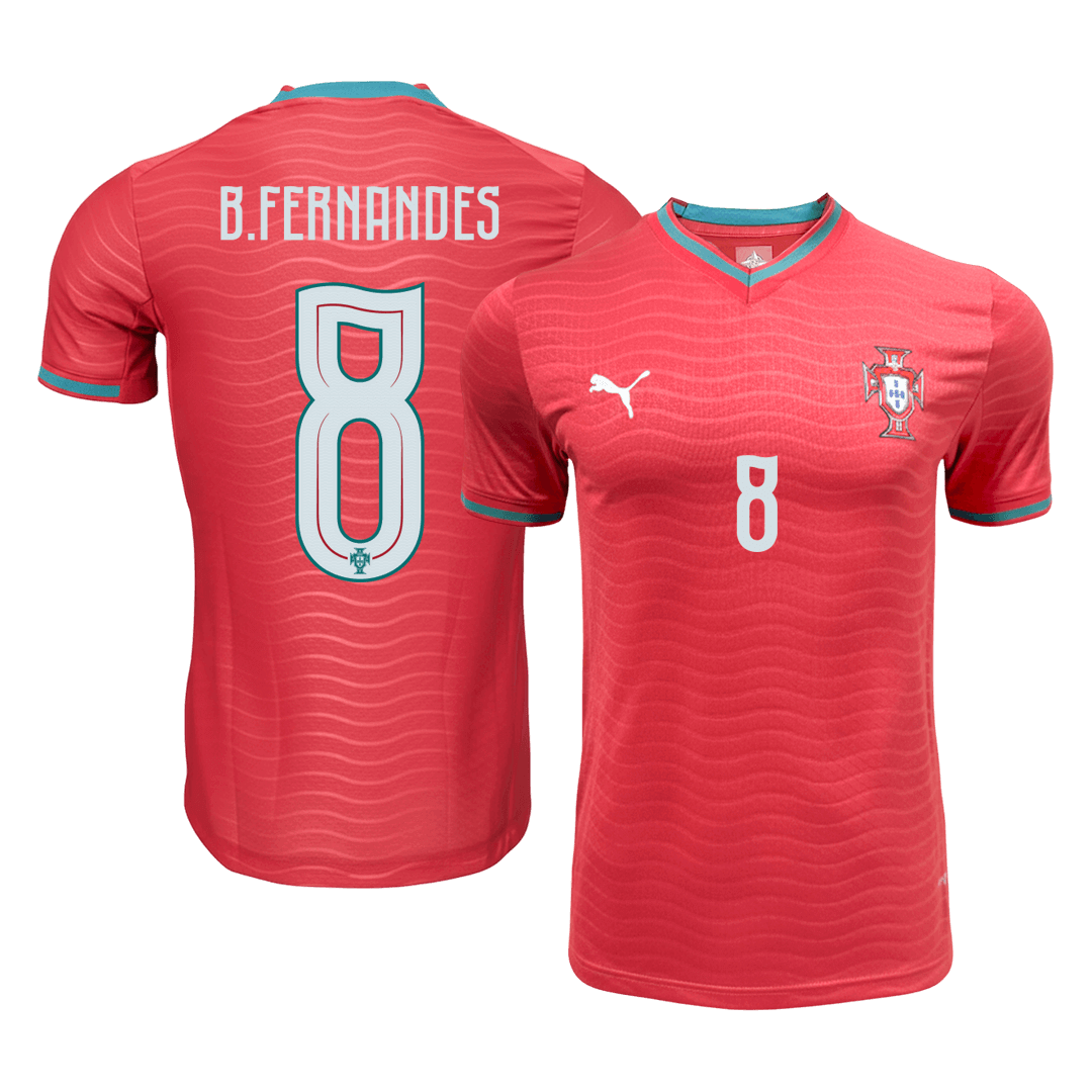 B. Fernandes 8 - Portugal Home World Cup 2026 - Player Version ( Authentic )