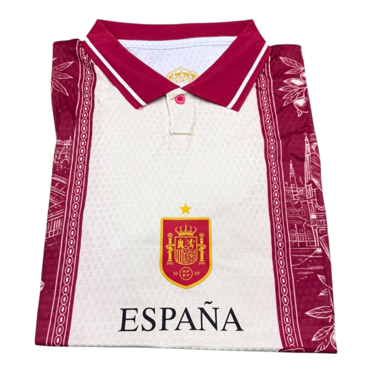 Spain Special Edition Red & Beige Polo  - Player Version