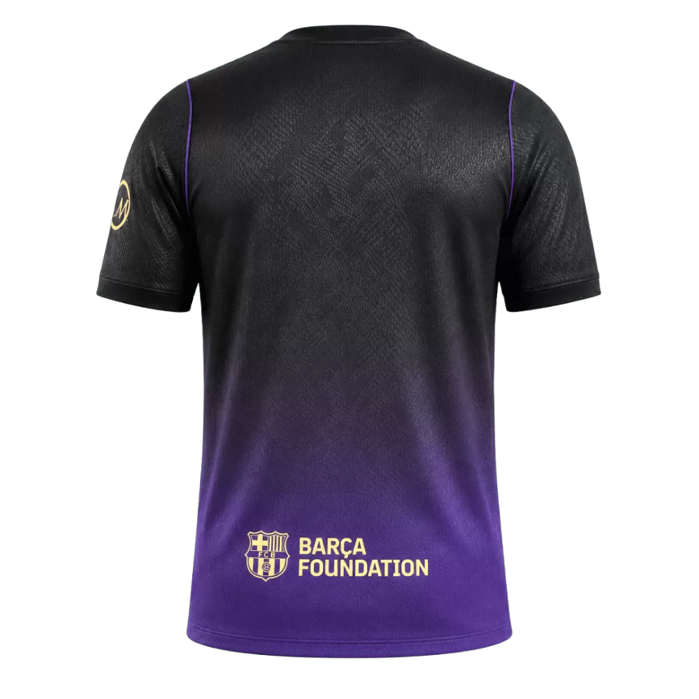 FCB Away Player Black/Purple 2026/27 - Player Version Quality