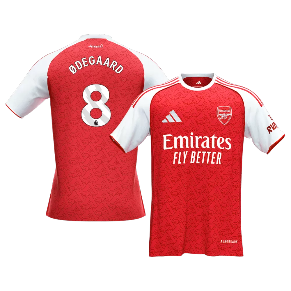 Odegaard 8 - Gunners Home 2025/26 - Master Quality