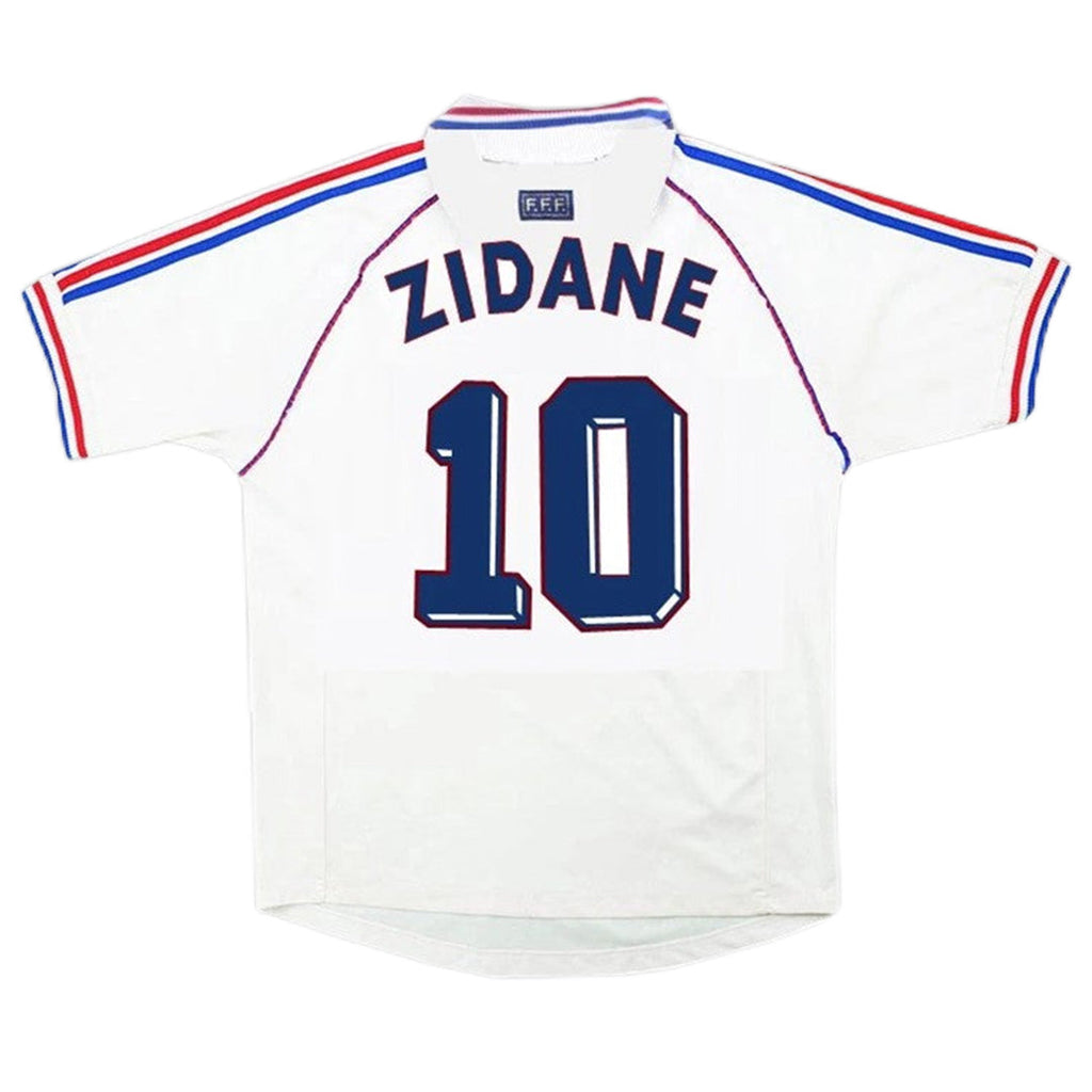 Zidane 10 - 1998 France Away Jersey - Retro