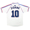 Zidane 10 - 1998 France Away Jersey - Retro