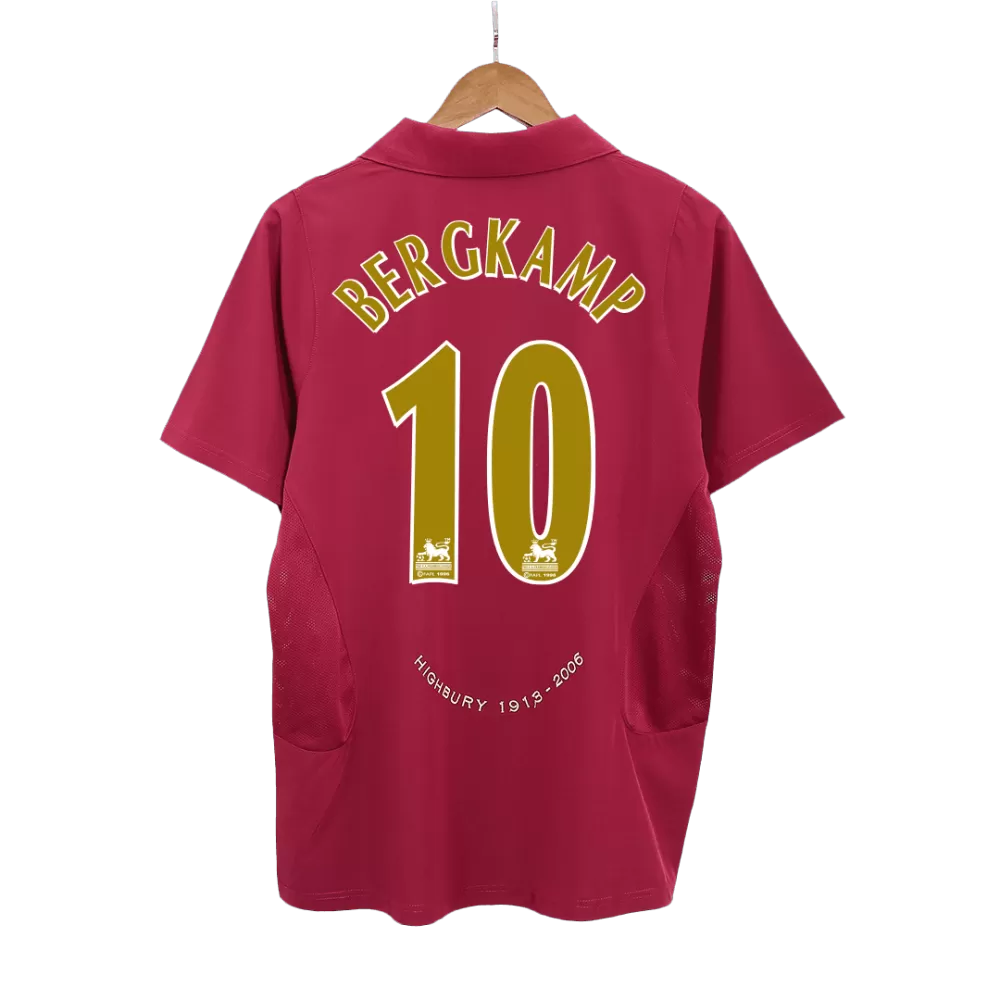 Bergkamp 10 - 2005/06 Gunners Home Jersey - Retro