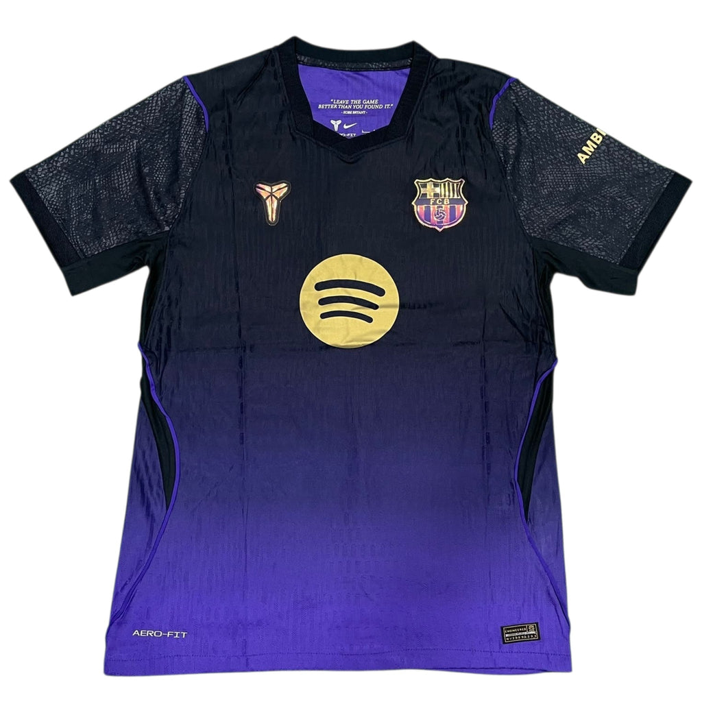 Lamine Yamal 10 - FCB Away Player Black/Purple 2026/27 - Player Version Quality (UCL Font)