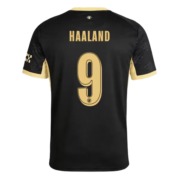 Haaland 9 - Manchester City Away Black 2026/27 - Master Quality (UCL Font)