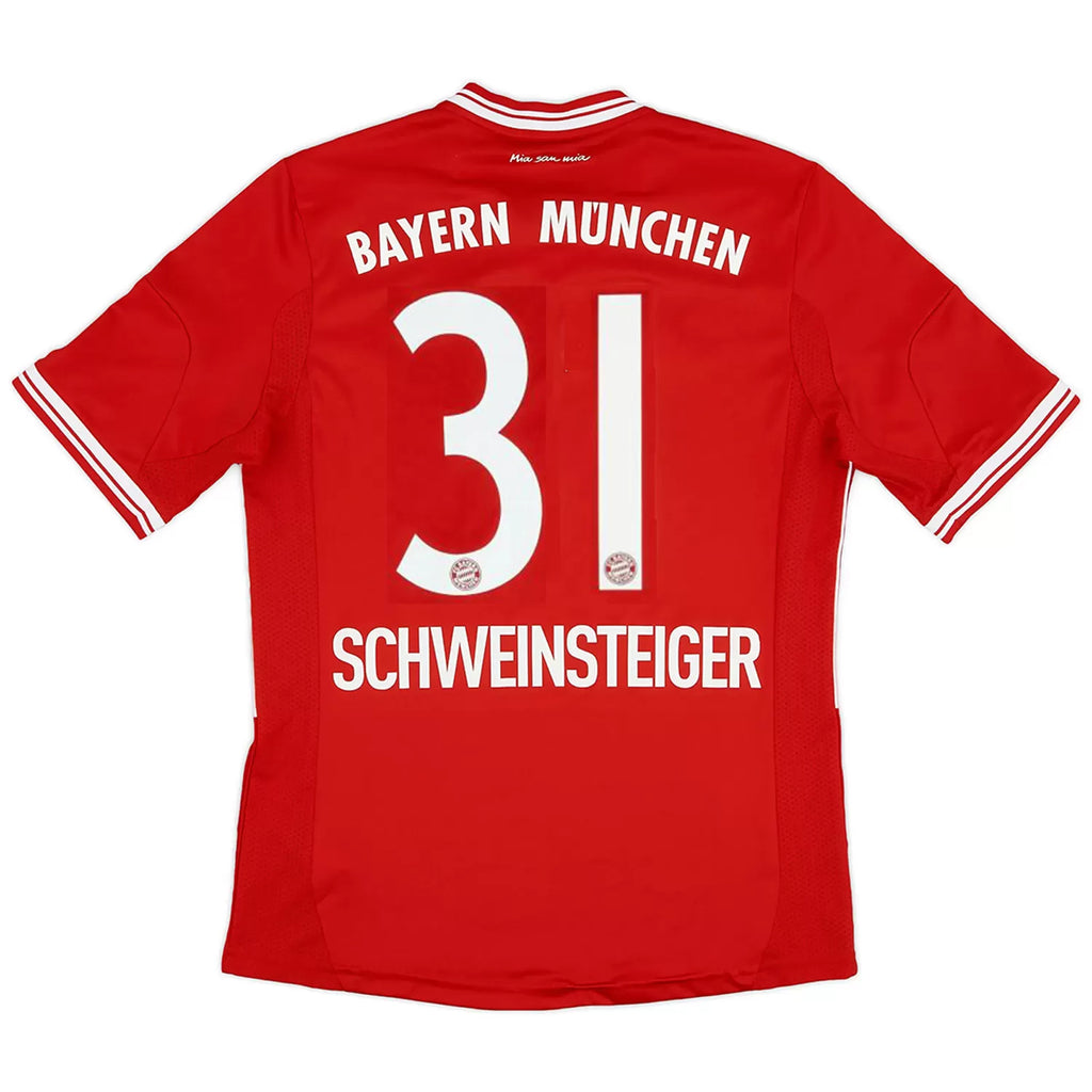 Schweinsteiger 31 - 2013/14 Bayern Munich Home Jersey - Retro