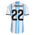 L. Martinez 22 - Argentina Home World Cup 2026 - Player Version (Authentic)
