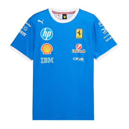 Scuderia Ferrari F1 Blue 2025 T-Shirt (Superior Quality)