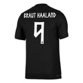 Braut Haaland 9 - Norway Away All Black World Cup 2026 - Player Version (Authentic)
