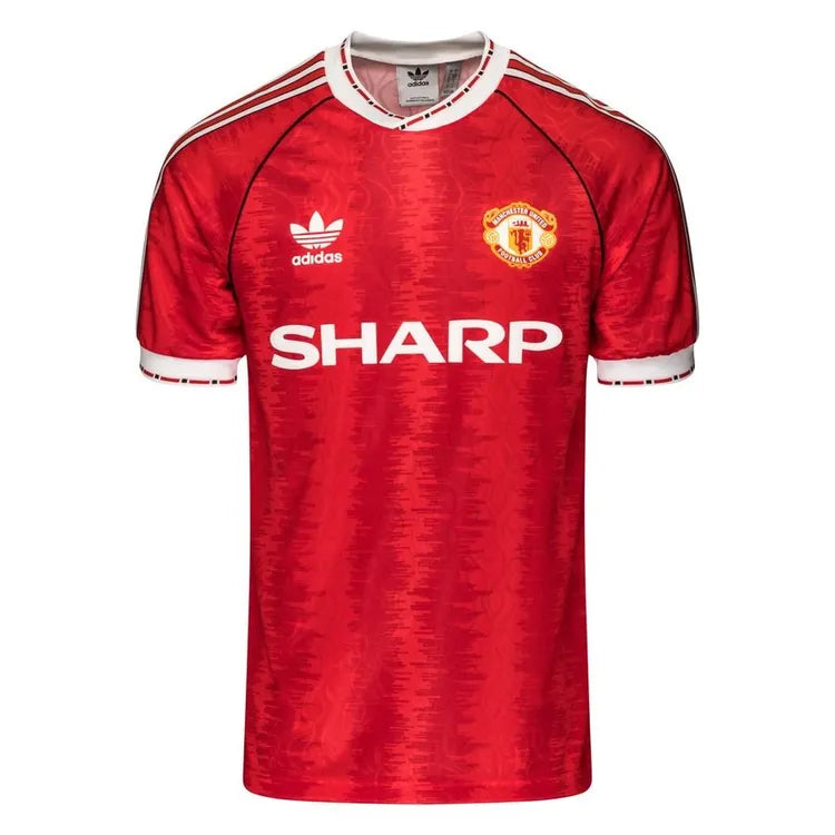 1990/92 Manchester United Home Jersey - Retro