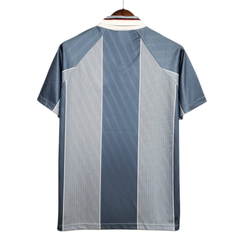 1996 England Away Blue/Grey Jersey - Retro ( Original Quality )