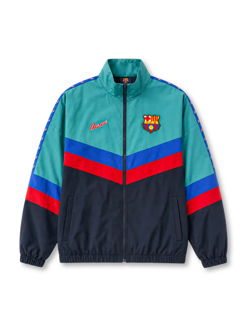 FCB Green/Blue 1995 Retro Windbreaker Jacket 2026