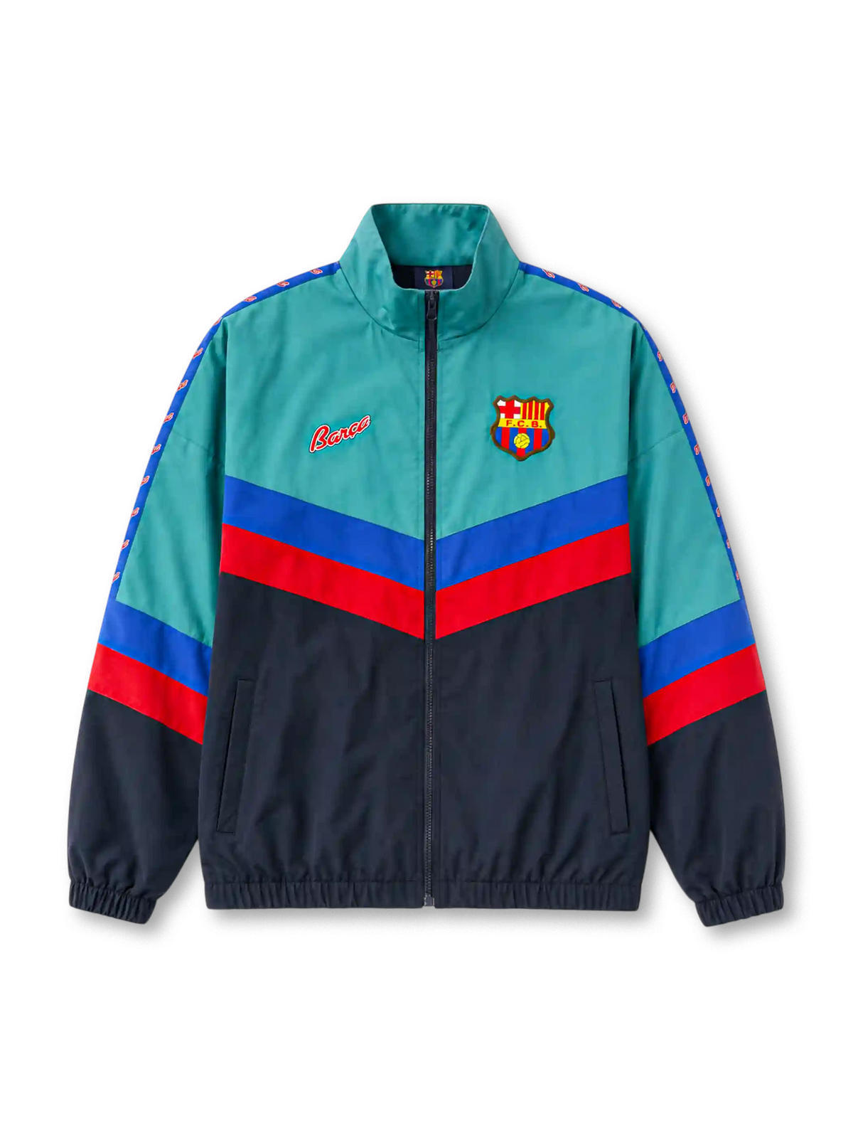 FCB Green/Blue 1995 Retro Windbreaker Jacket 2026