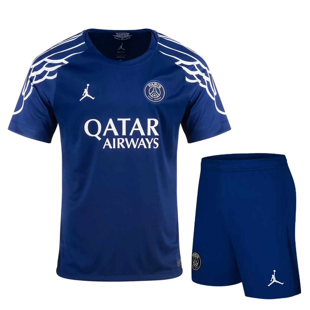 Psg Fourth Kit Blue 2024/25 - Kit (Jersey+Shorts)