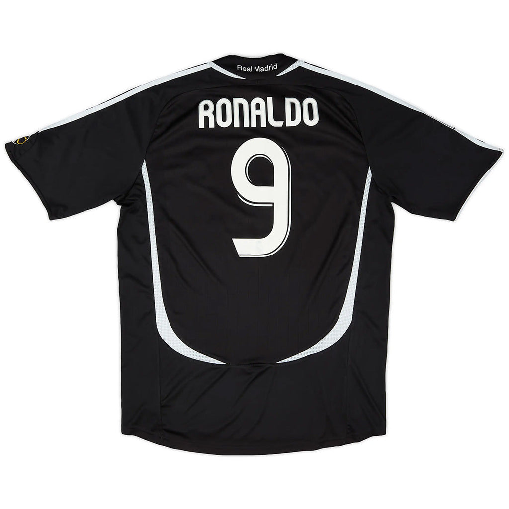 Ronaldo 9 - 2006/07 Merengues Away Jersey - Retro