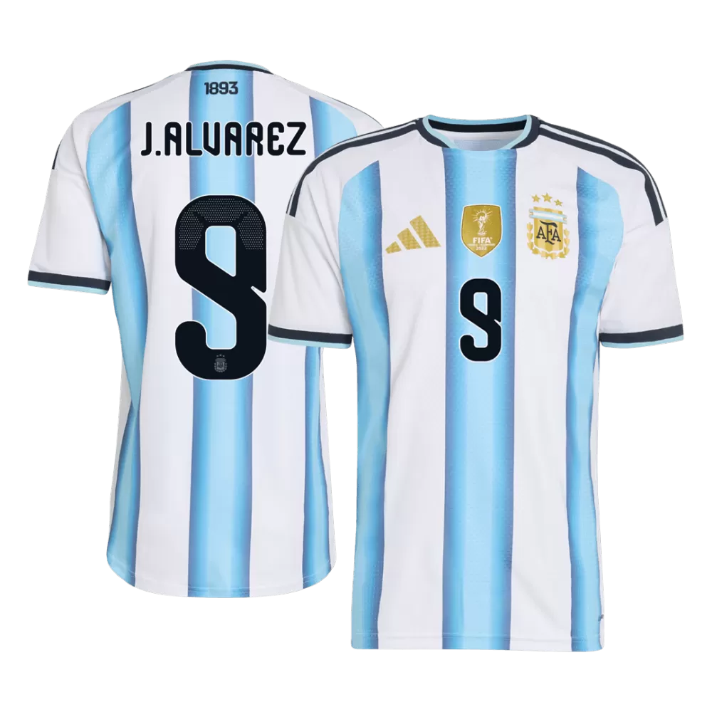 J. Alvarez 9 - Argentina Home World Cup 2026 - Player Version (Authentic)