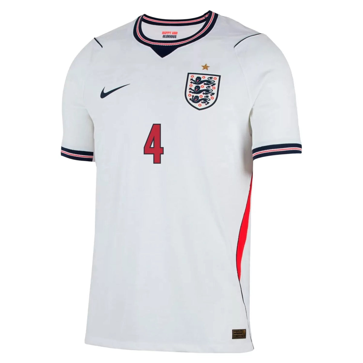 Rice 4 - England Home World Cup 2026 - Player Version (Authentic)