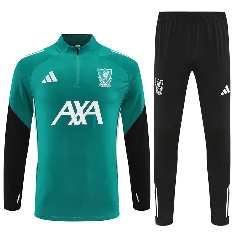 Liverpool Green Training Tracksuit 2025/26
