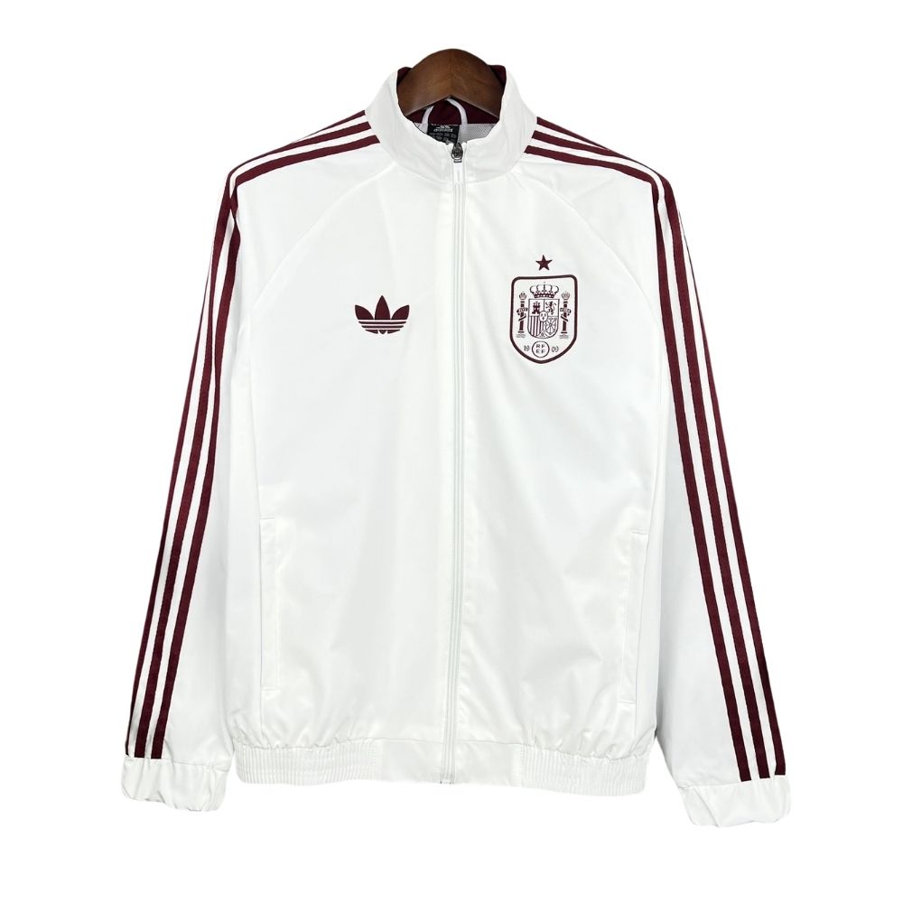 Spain White Windbreaker Jacket 2026 (Superior Quality)