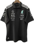 Mercedes Team F1 AMG Black Polo T-Shirt (Superior Quality)