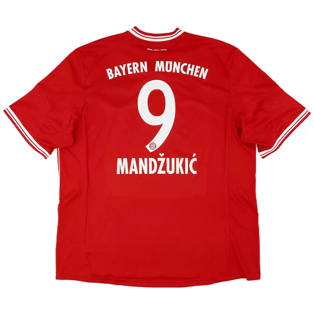 Mandzukic 9 - 2013/14 Bayern Munich Home Jersey - Retro