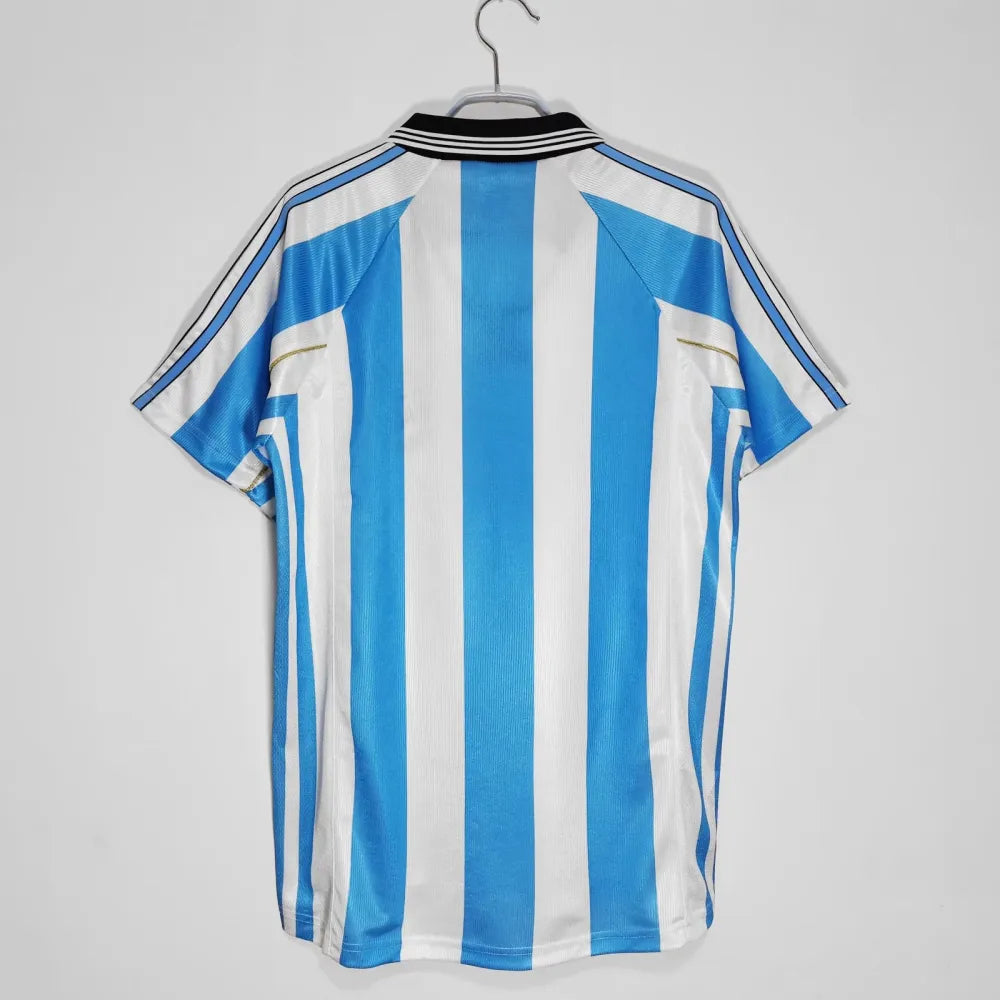 1998 Argentina Home Retro Jersey - Authentic