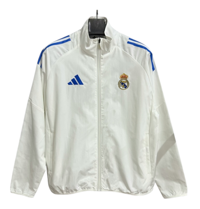 Merengues White Windbreaker Jacket 2025/26